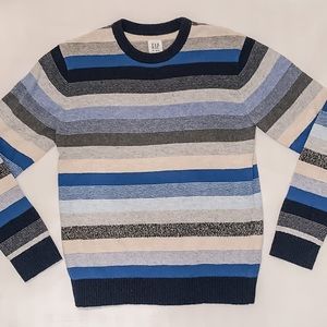 3 for $10 item GapKids striped cotton/wool blend crewneck sweater
